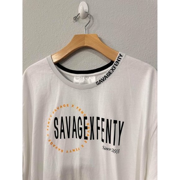 Savage x Fenty Xssential Heavy Jersey Scope Graphic Unisex‎ Tee Sz 2XL - Picture 4 of 8
